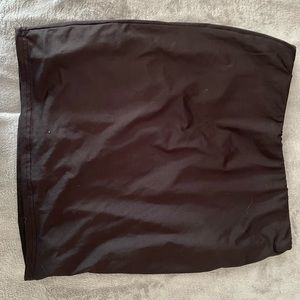 Black pencil skirt